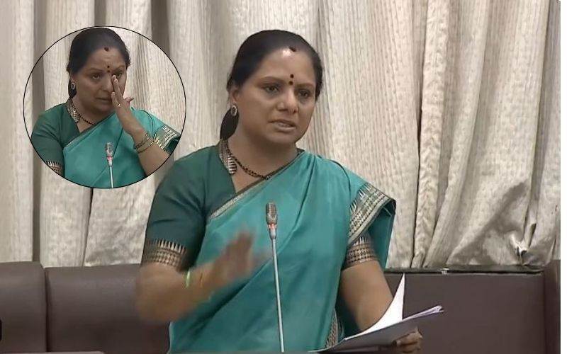 کے کویتا راؤ کا قانون ساز کونسل میں جذباتی خطاب، پارٹی تشکیل دینے کا اشارہ 